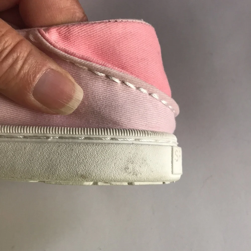 Women’s/Girl’s Pastel Canvas Sperry Slip-ons